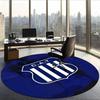 Club Atlético Talleres (1) Round Office Rug Decorative Floor Rug for Office Bedroom Living Room and Home Space