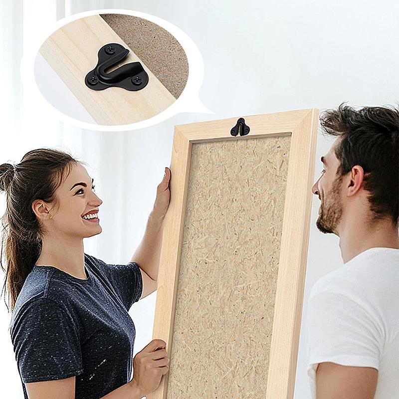 10 Pcs/lot Plate Hangers Flush Mount Bracket Furniture Hooks Coat Picture Frame Shelf Iron Stands Invisible Wall Hanging Plate