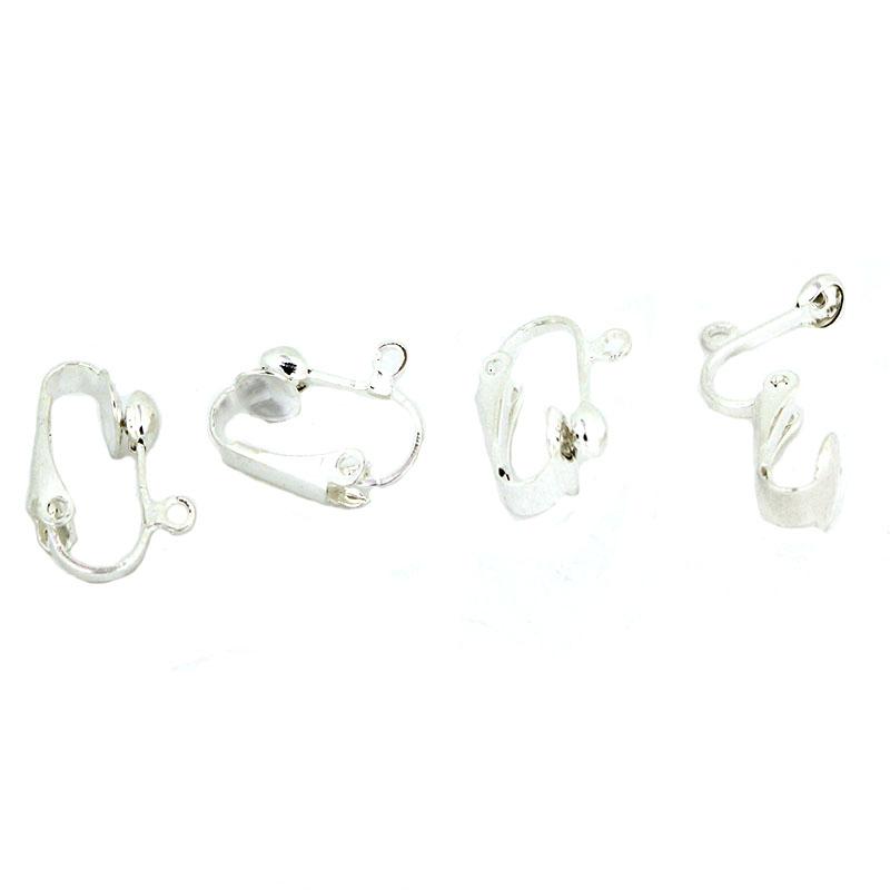 10Pcs Stainless Steel Ear Clips Findings Body Jewelry Ear Cuffs Ear Clips No Piercing Earrings for Women DIY Jewelry Making