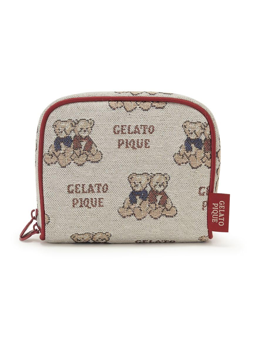 

HOLIDAY Jacquard Woven Mini Pouch PWGB235638 OWHT [Gelato Pique] Women s
