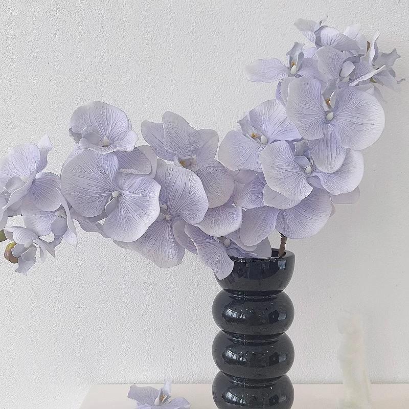 2pcs Retro Artificial Flowers 10 Head Phalaenopsis 90cm Home Flower Arrangement Wedding Living Room Vase Decoration Photography Props Fake Flower