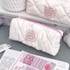 Large Capacity Pen Bag Bowknot Cosmetic Bag Cute Stationery Bag