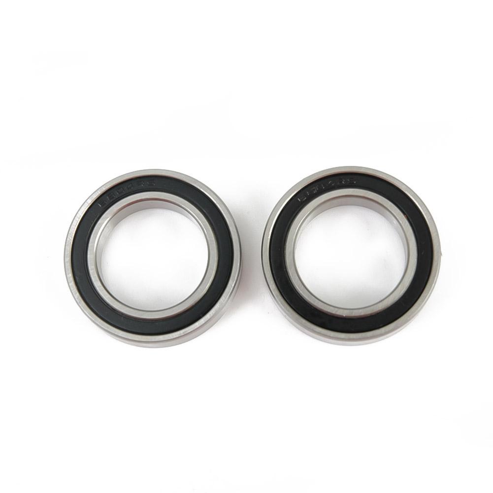 Bike Bearings Black+Silver High Quality Steel 2 Pcs