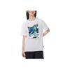 Puma Loose Casual Printed Cotton Short Sleeve T-Shirt Men Tops White 686395-02