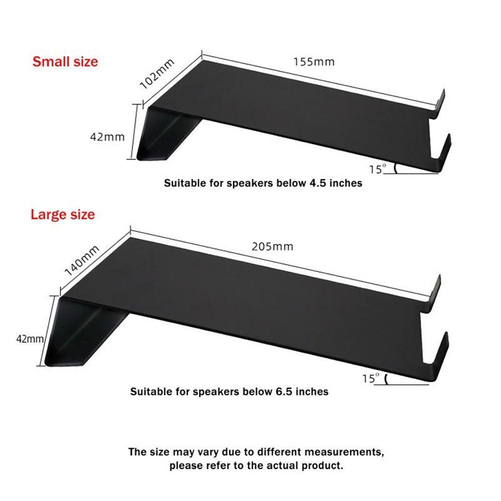 1Pcs Anti Vibration Feet Bookshelf Speaker Stand for Speakers Under 4.5inches 6.5inches