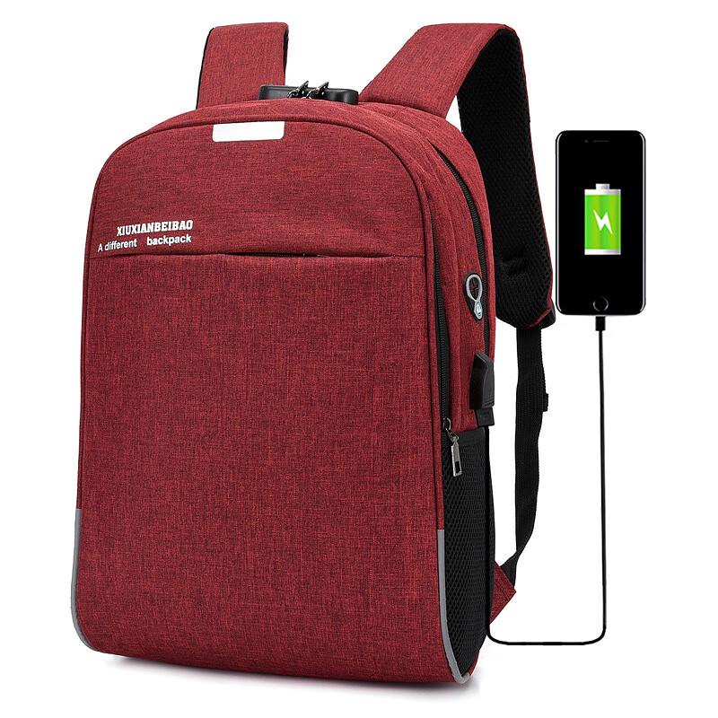 Vanaheimr Outdoor Fashion Business USB Backpack