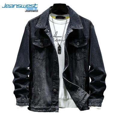 JEANSWEST Herren Bestickte Jeansjacke