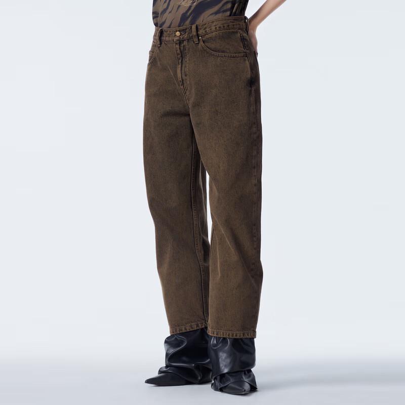 

JNBY 2023 Autumn Washed Slim Fit Denim Jeans 5N9E13590 S