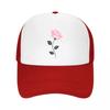 Blush Botanical Bloom Silhouette Art Mesh Baseball Cap Casual Hat Outdoor  For Womens Unisex FeUnisex