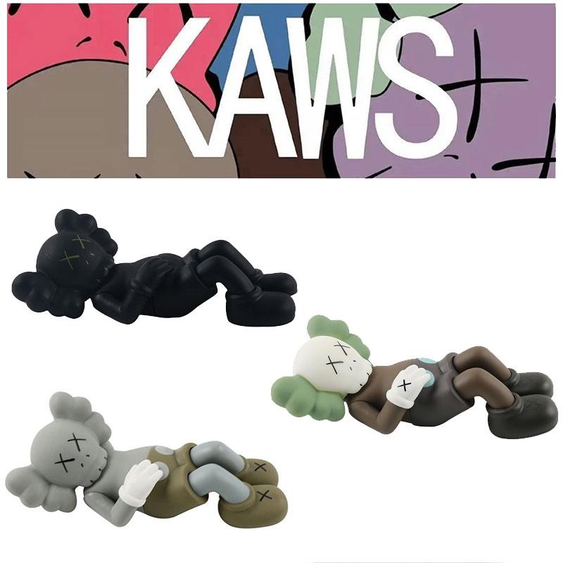 Sezamová ulice Kaws Cos Nosící panenka, Anime Trendy Figurka Velkoobchod 17cm, Materiál Pvc, Šedá