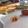Mosazná Malá Soška Pandy Mikro Krajina Pandy Malé velikosti Kancelářská Stolní Ozdoba Čajové Zvířátko Hračka