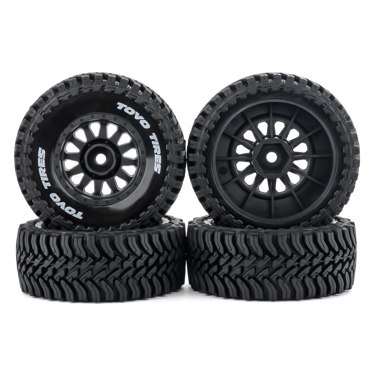

Remote Control Model Short Truck Tires & Wheels, 68mm Diameter, Fit 1/12 & 1/14 Scale