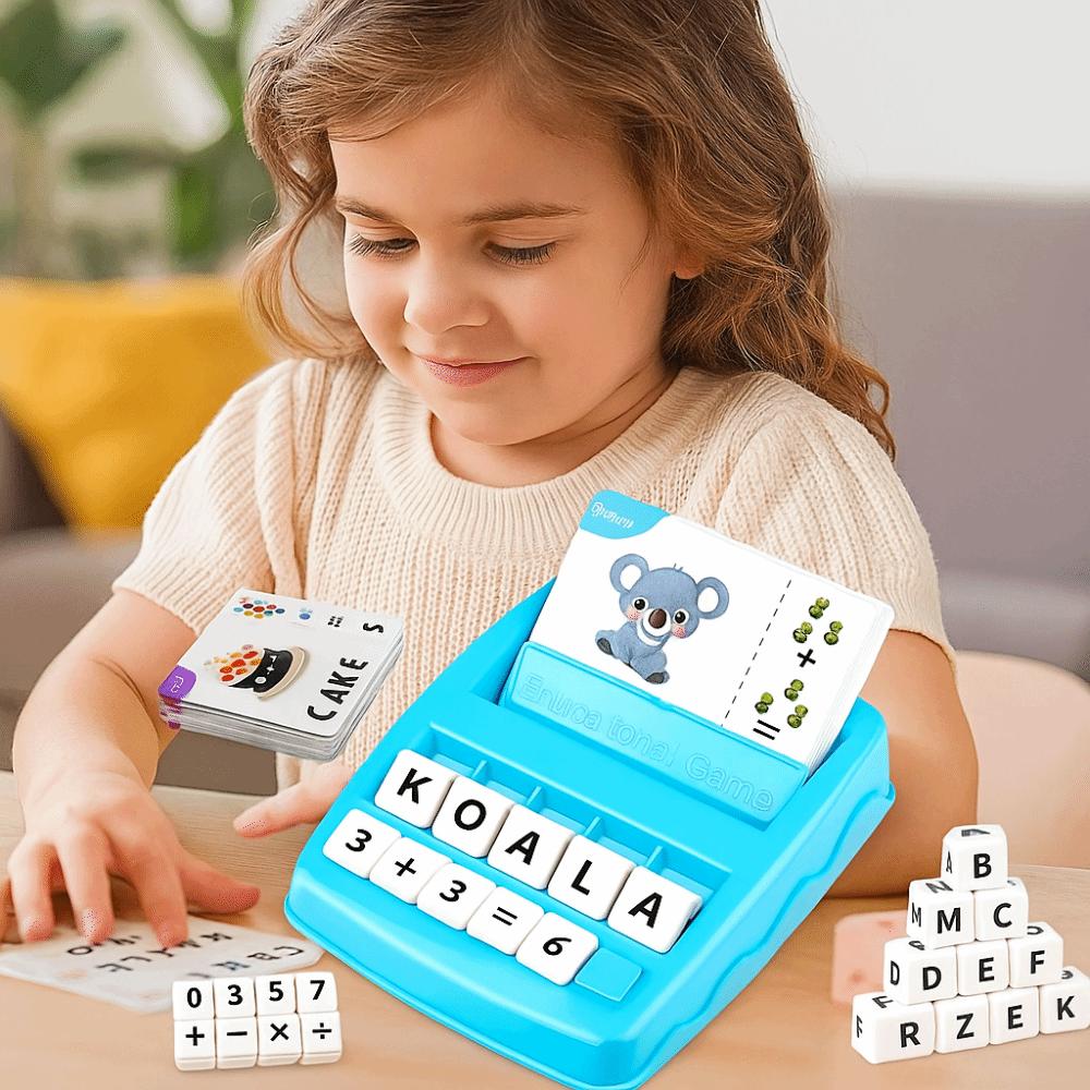 Spelling Practice Number Cognition Early Math Game Paper Sight Words Spelling Game Children'S Gift