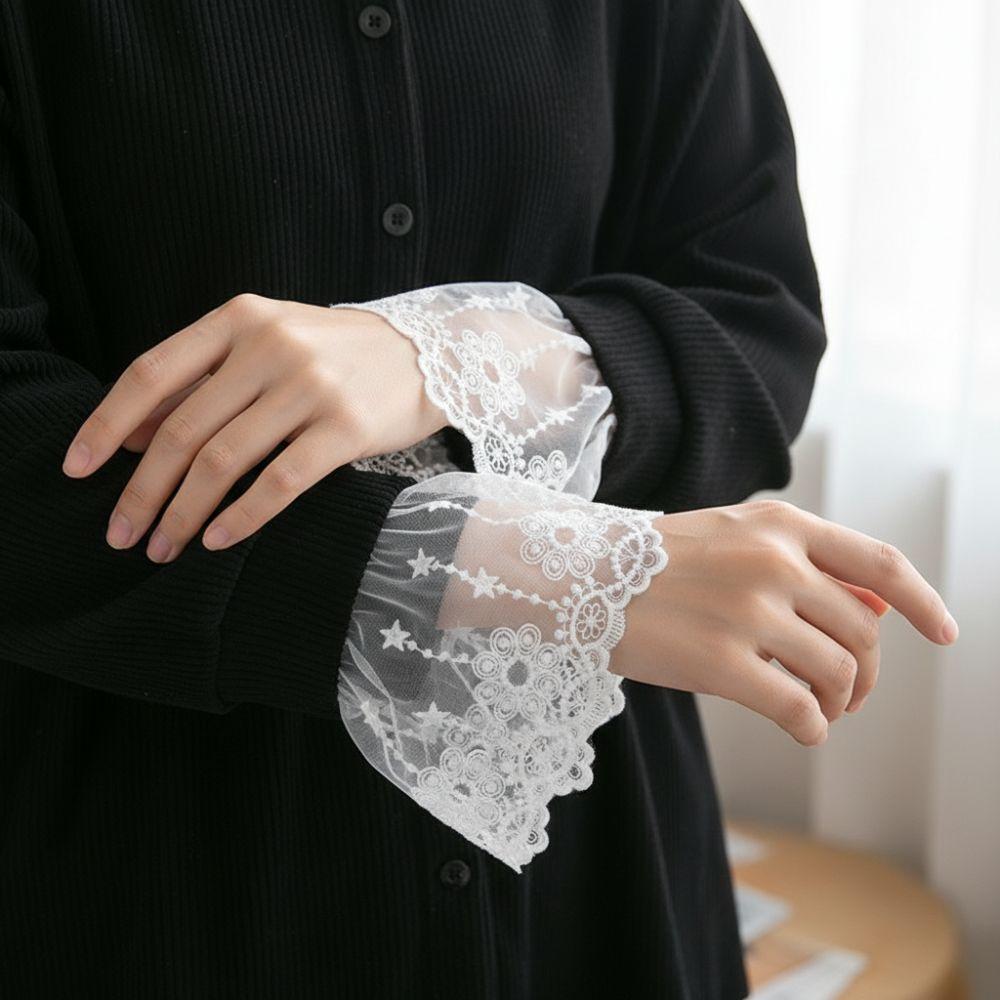 White Fake Cuff Detachable Lace Cuff New Clothing Accessory