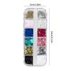 Estrela Lantejoula Mista Estrela de Cinco Pontas Ponto de Onda Colorido Laser Glitter para Unhas Arte de Unhas Charme Decoração Manicure DIY Acessórios