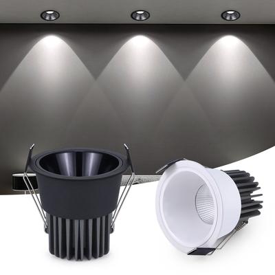 AC85-265V COB Bulb Spot Led Plafond Encastrable LED Downlight Aluminum Ceiling Lamp Corridor Kitchen Home Decoration