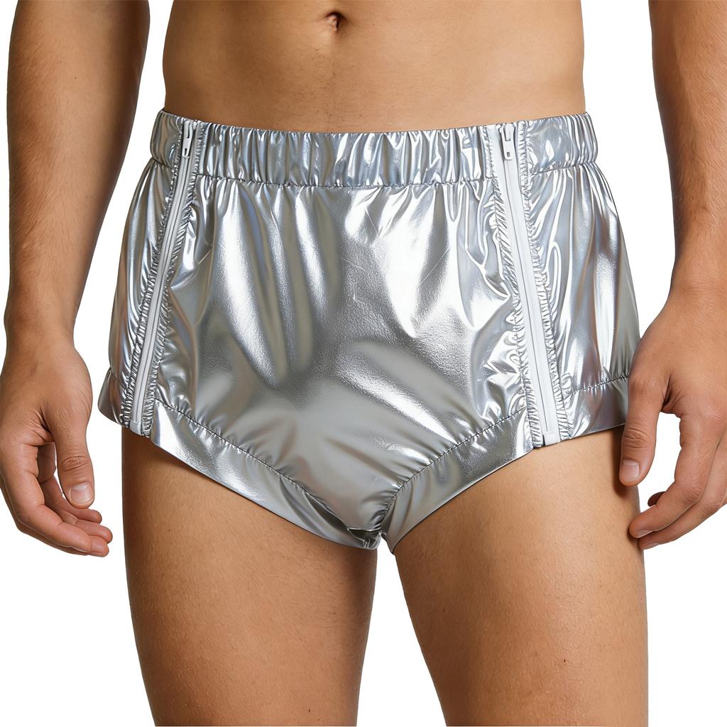 Unisex nepropustné kalhotky na pleny, oboustranný zip, voděodolné, opakovaně použitelné, pro seniory