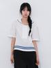 VINCENT NAVY Sehwa Sailor Blouse_White