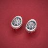 Pure Sterling Silver Spacer Beads with Wenge Wood for DIY Bracelet & Necklace Charms