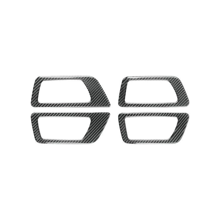 Carbon Fiber Sticker For 2015-2018 Toyota Highlander Interior Door Handle Frame Protective Interior Accessories