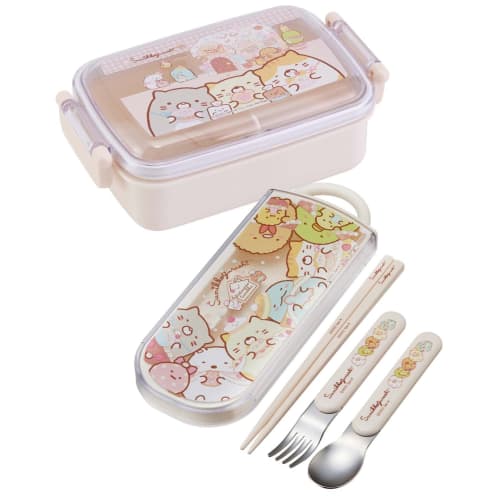 Skater Children's Antibacterial Trio Set Chopsticks Spoon Fork Sumikko Gurashi Okaiyasan Made in Japan TACC2AG-A