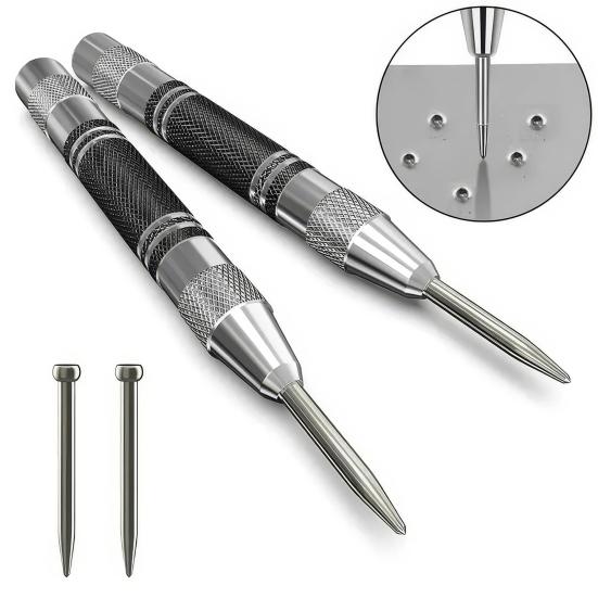 Impact Drill Bit with Non-Slip Grip Automatic Rebound Design Easy Operation Punch Tool Professional Drilling Tool