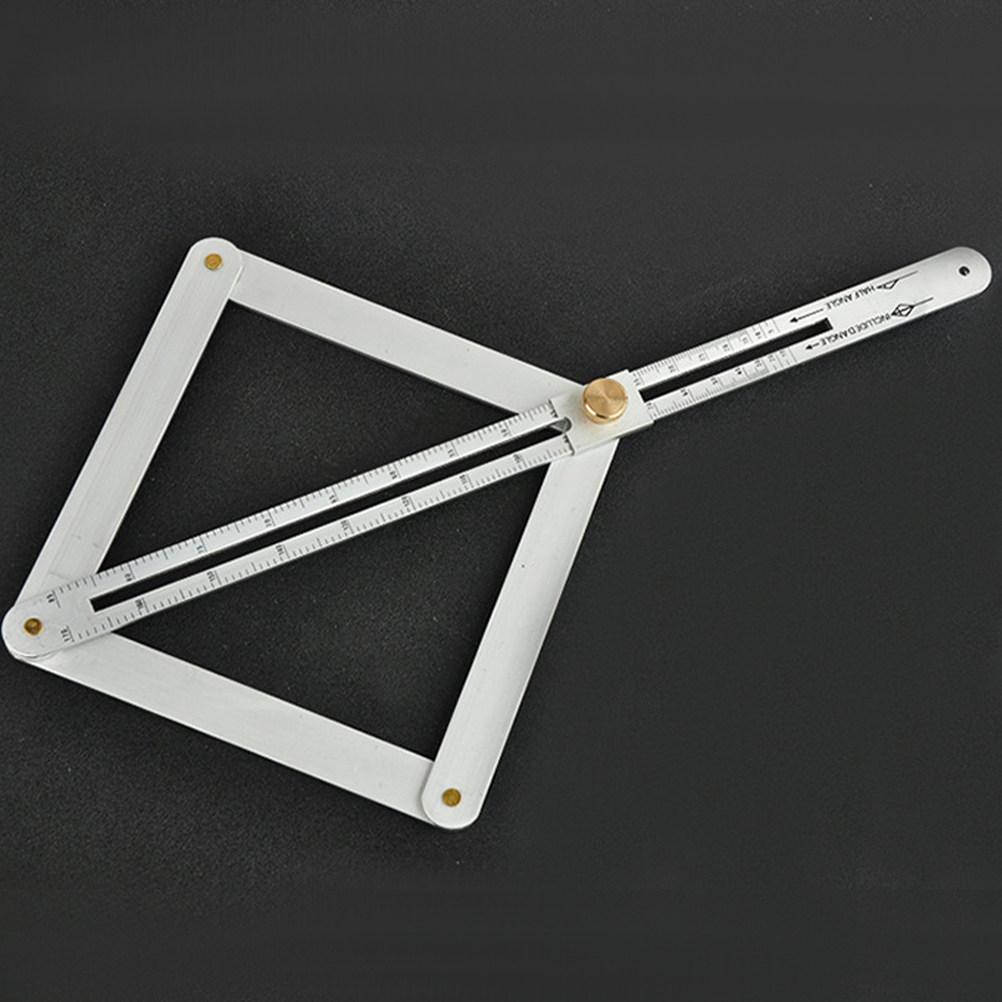 High Accuracy Stainless Steel Protractor Angle Finder Tool for Woodworking Miter Measuring Ruler Foldable Corner Gauge Angle