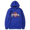 Olympia Gym Fitness Pump Cover Grafikdruck Hoodie Herren Lässig Übergroßer Kapuzen-Trainingsanzug Herren Damenmode Vintage Hoodies