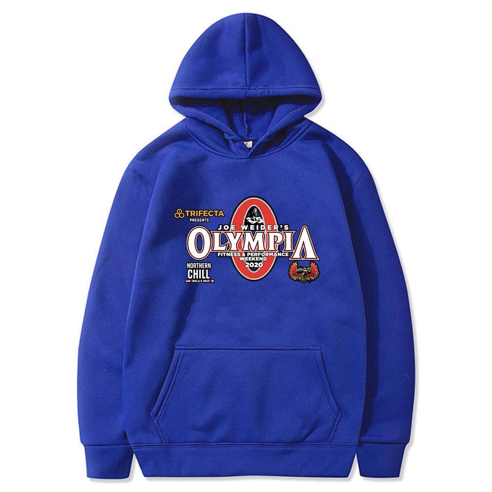 Olympia Gym Fitness Pump Cover Grafikdruck Hoodie Herren Lässig Übergroßer Kapuzen-Trainingsanzug Herren Damenmode Vintage Hoodies