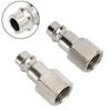 New Practical Quick Release Fittings Euro Male Accessories Air Line Compressor Coupler High Strength Silver Tools