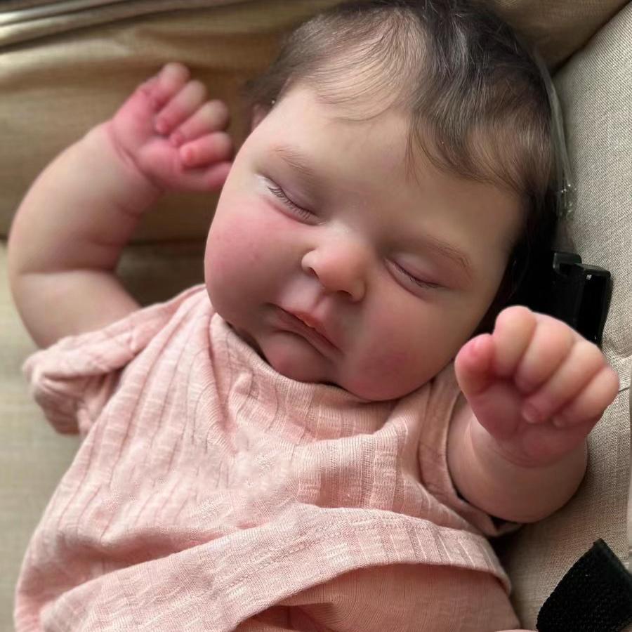 

NPK 49 см Reborn Baby для маленьких девочек, очень мягкая тканевая кукла, мягкая игрушка, реалистичная, настоящая мягкая на ощупь