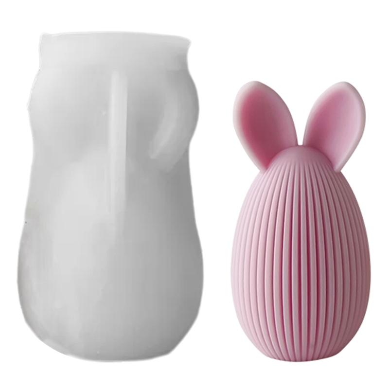 Unique Easter Decorations and Treats Mold Creative Easter Eggs Ornaments Mold Resin Mould for Home Decors Project
