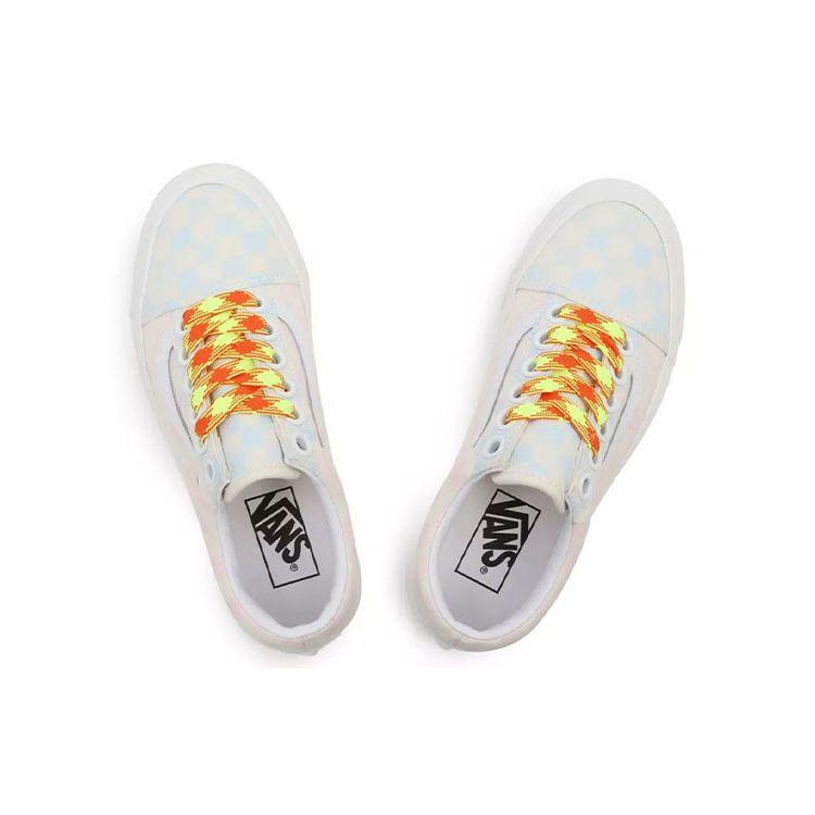 Vans Old Skool Anaheim Factory 36 Dx Checkerboard Low Top Skate Shoes Unisex sneaker Blue Pink VN0A54F3B37