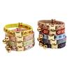 Cat Collar Light Gold Buckle Bell Jacquard Embroidery Pet Collar Anti-choking Cat Collar Pet Supplies