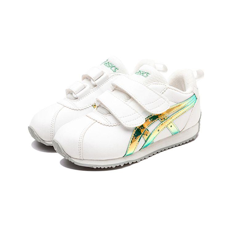 Asics Cotla Lightweight Sports Low-Top Casual Shoes Kids sneaker Laser-White Green 1144A264-102