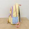 Large Capacity Girls Backpack Color Contrast Student Schoolbag