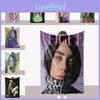 Billie Thick Eilish Blanket Double Sided Fuzzy Blanket Bedroom Supplies Lounge