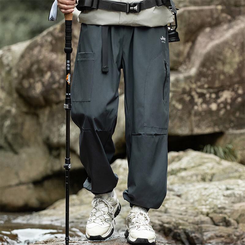 JEEP SPIRIT Men's Outdoor Cargo Jogger Pants