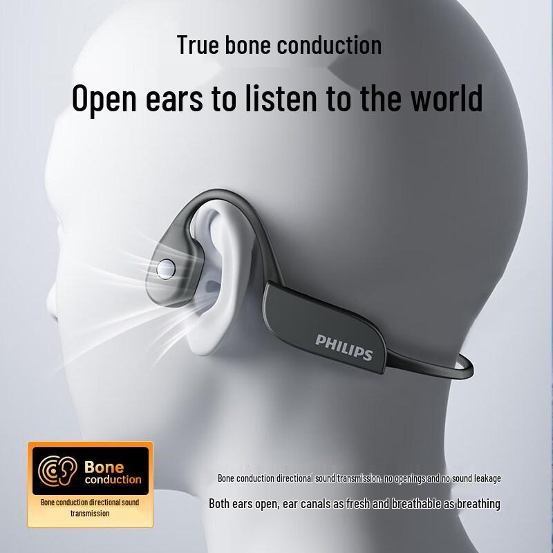 Philips TAA3609 Open-Ear Bone Conduction Headphones