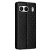 For OnePlus Nord 4 Wallet Case Rhombus Imprinted Leather Phone Cover