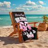 1PC Custom Name "Six Seven Bruh Graphic" Beach Towel Highly Absorbent And Sand-Resistant Towel for Swimming, Pool, Yoga, And Travel Lightweight