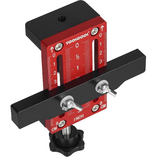 TOOLCOOL Cabinet Door Installation Positioner Installation Jig Tool Aluminum Alloy Cabinet Door Mounting Jig Help for Hanging Cabinet Doors