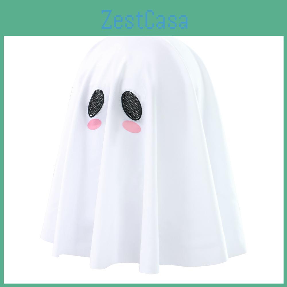 Ghost Girl Costume Double Sided Headwear Cosplay Halloween Performance Stage