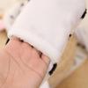 Warm Hat with Jumping Ears Party Stuffed Cow Ox Horn Toy Fleece Cap for Kids