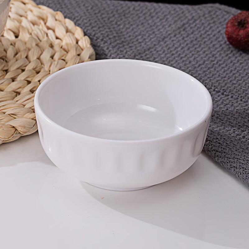 Xihe Commercial 5.25-inch White Melamine Bowls