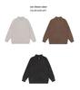 2025 Men's High Neck Zipper Sweater - American Style Autumn/Winter Knit Pullover, High-End Outerwear, Plus Size Available