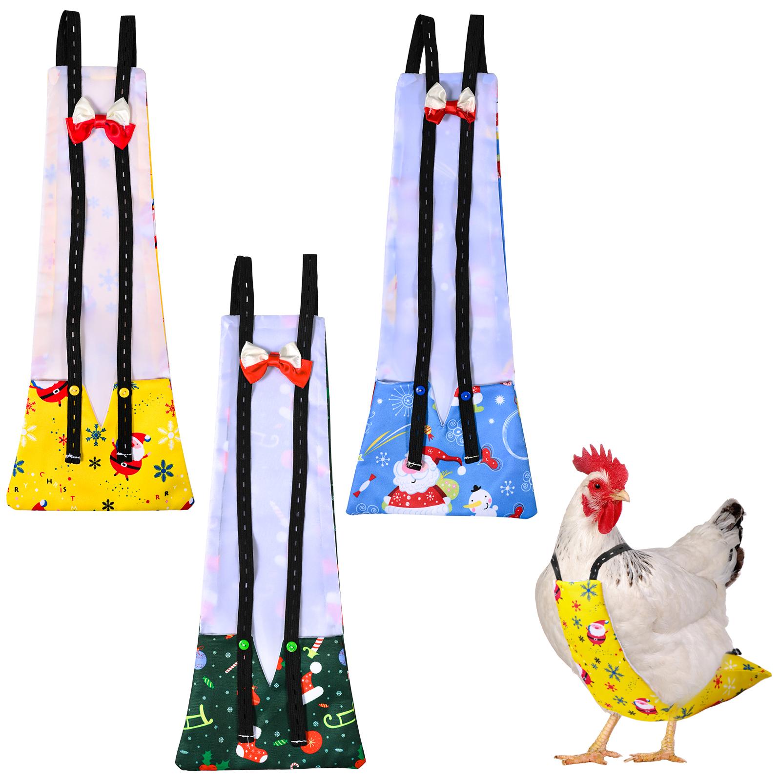 Pet Chicken Diapers - Duckling Diapers - Goose Clothes - Washable Pet Diapers Bow Tie Duck Diapers Chicken Diaper For Poultry L