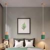 Nordic Solid Wood Macaron Pendant Light - Modern, Creative Lighting for Restaurants, Bars, and Bedrooms.