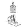 Boat Canopy Hardware 2 Pairs Boat Top Hardware With Quick Release Pin Installation Tools Heavy Duty Canopy Fixing Accessories