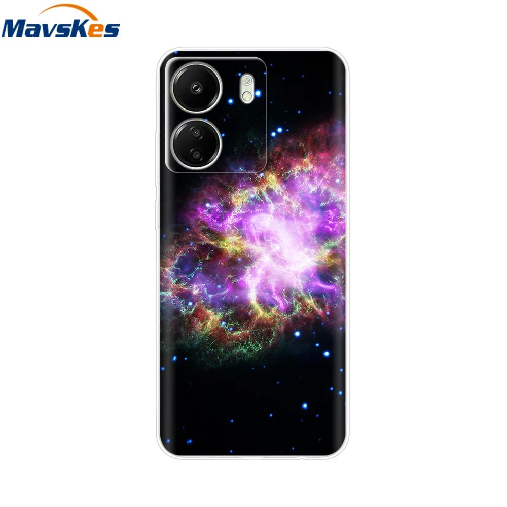 For Xiaomi Poco C65 Cases For Xiaomi Poco C65 Fashion Clear Soft Silicone Phone Cases TPU Fundas for PocoC65 c 65 Coque Bumper